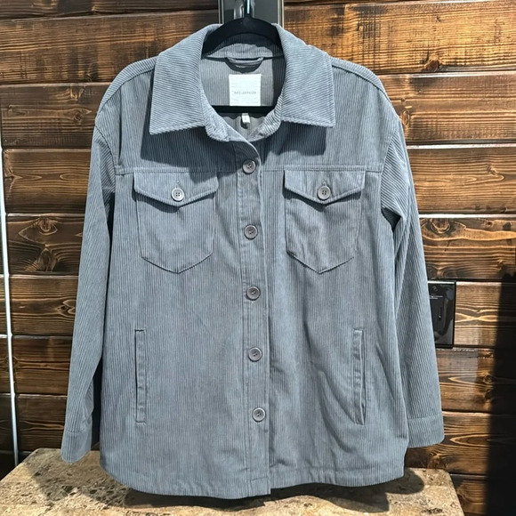 Avec Les Filles Jackets & Blazers - Avec Les Filles Corduroy Shirt Jacket